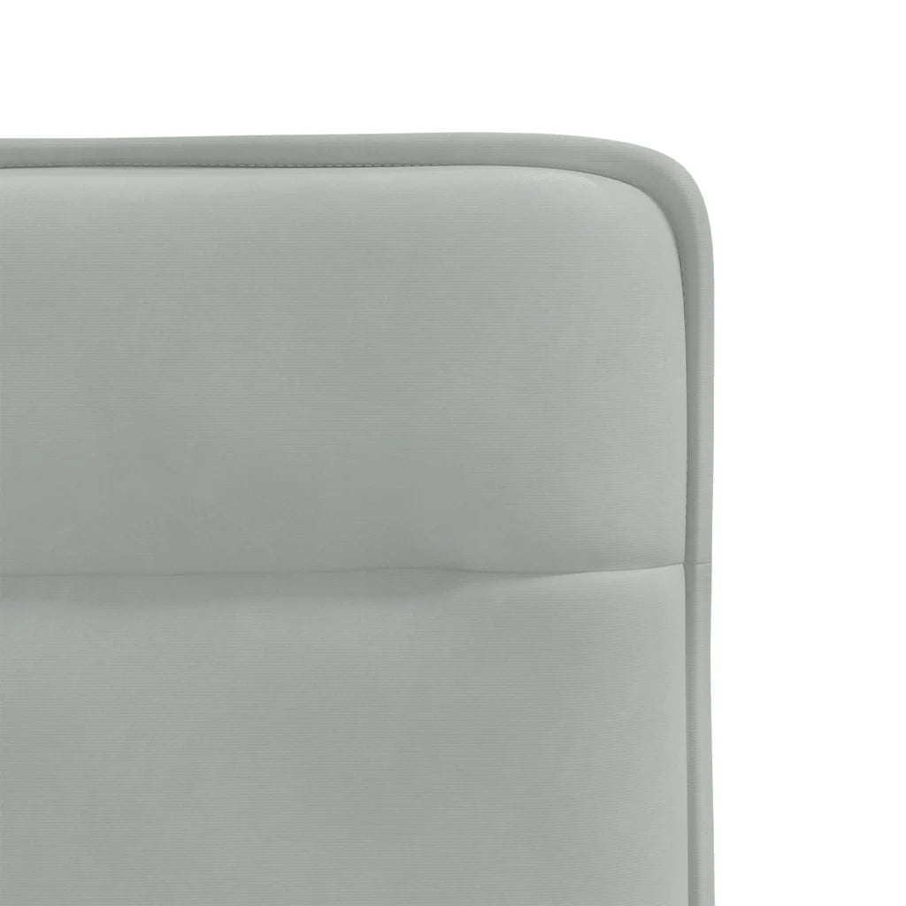 Sedie da Pranzo 6 pz Grigio Chiaro in Velluto 3315579