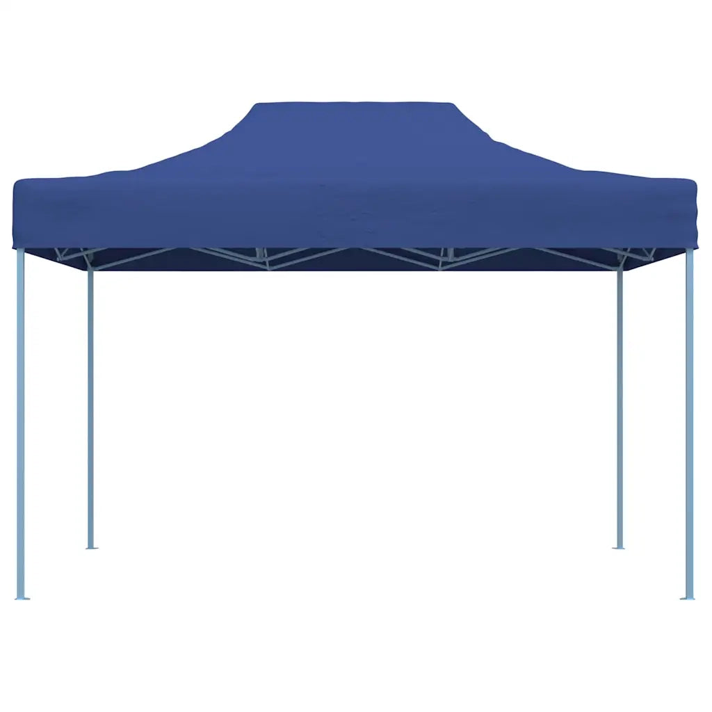 Gazebo | Pergolato Professionale Pieghevole 3x4m Acciaio Blu