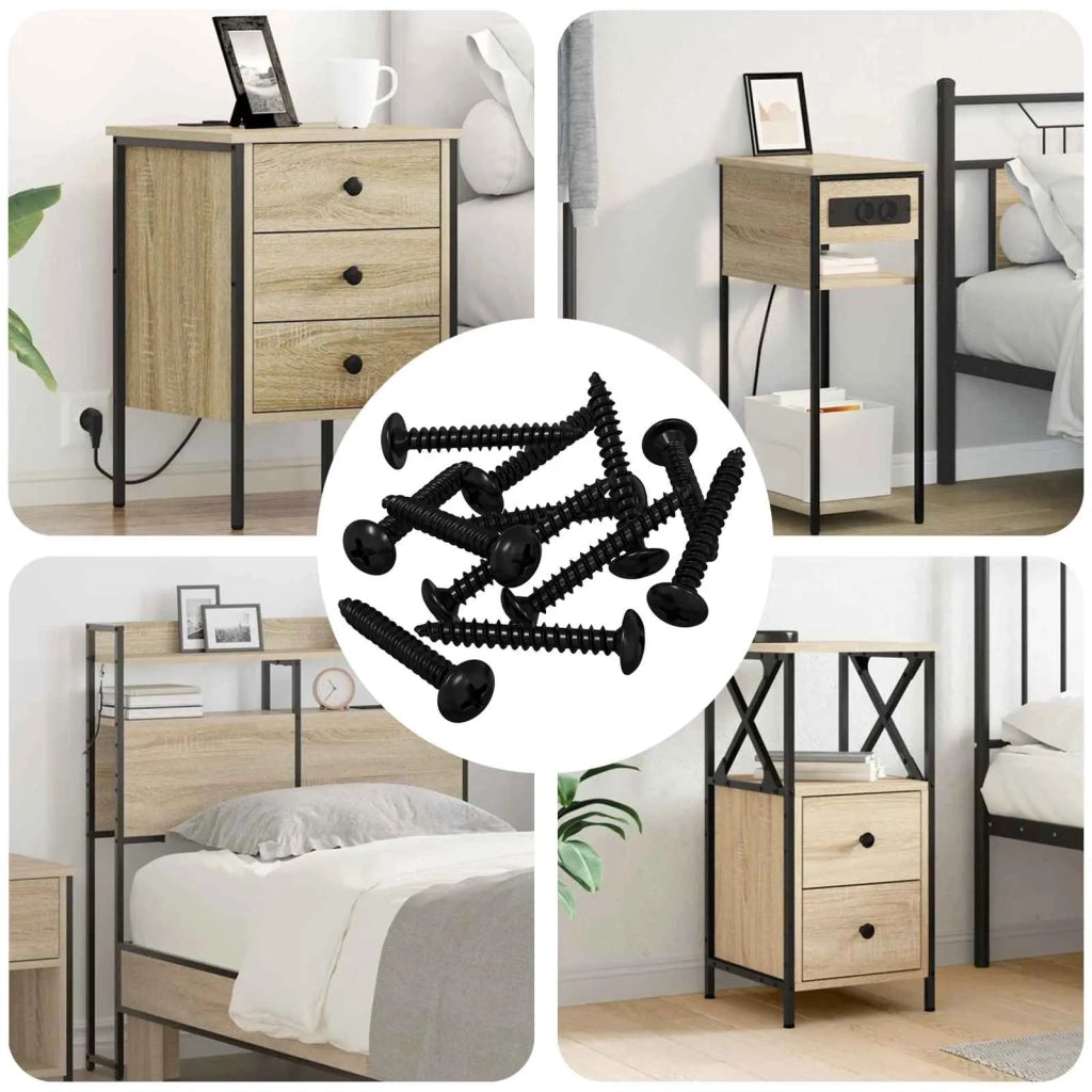 Chiodo Filettato 8219 pcs Nero Acciaio