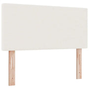 Testiera | Testata Crema 100 cm Tessuto in Cords