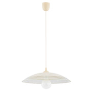 Lampada a sospensione classica beige SOTI E27 15W Alfa