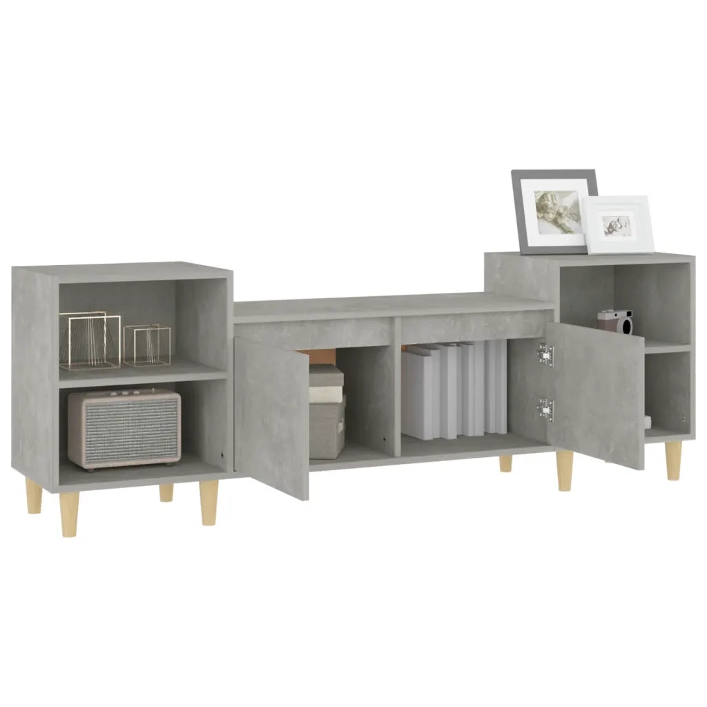 Mobile per TV-Credenza TV-Console TV Grigio Cemento 160x35x55 cm Legno Multistrato 652151
