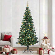 Albero di Natale artificiale con luci integrate Verde 240 cm 3396785