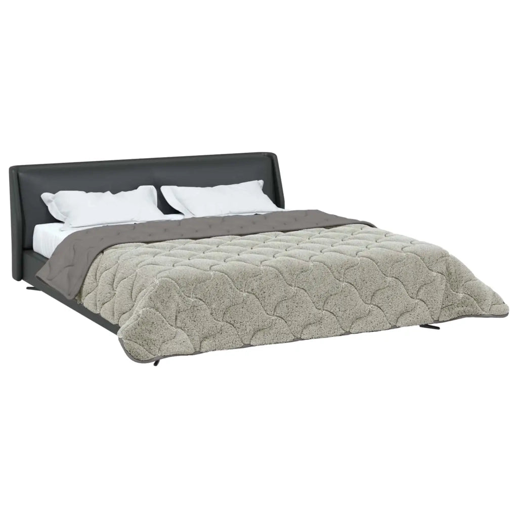 Duvet Invernale Trapuntato Grigio chiaro 220 x 260 cm 42026323