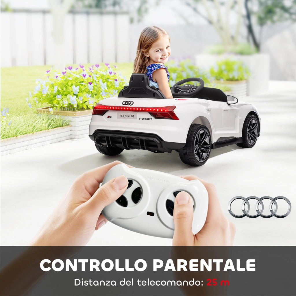 Auto Bambini Telecomando ¨C Minimal ¨C Bianco e Nero 103x58x41 cm
