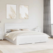 Struttura del letto Bianco 180 x 200 cm Legno multistrato 3409958