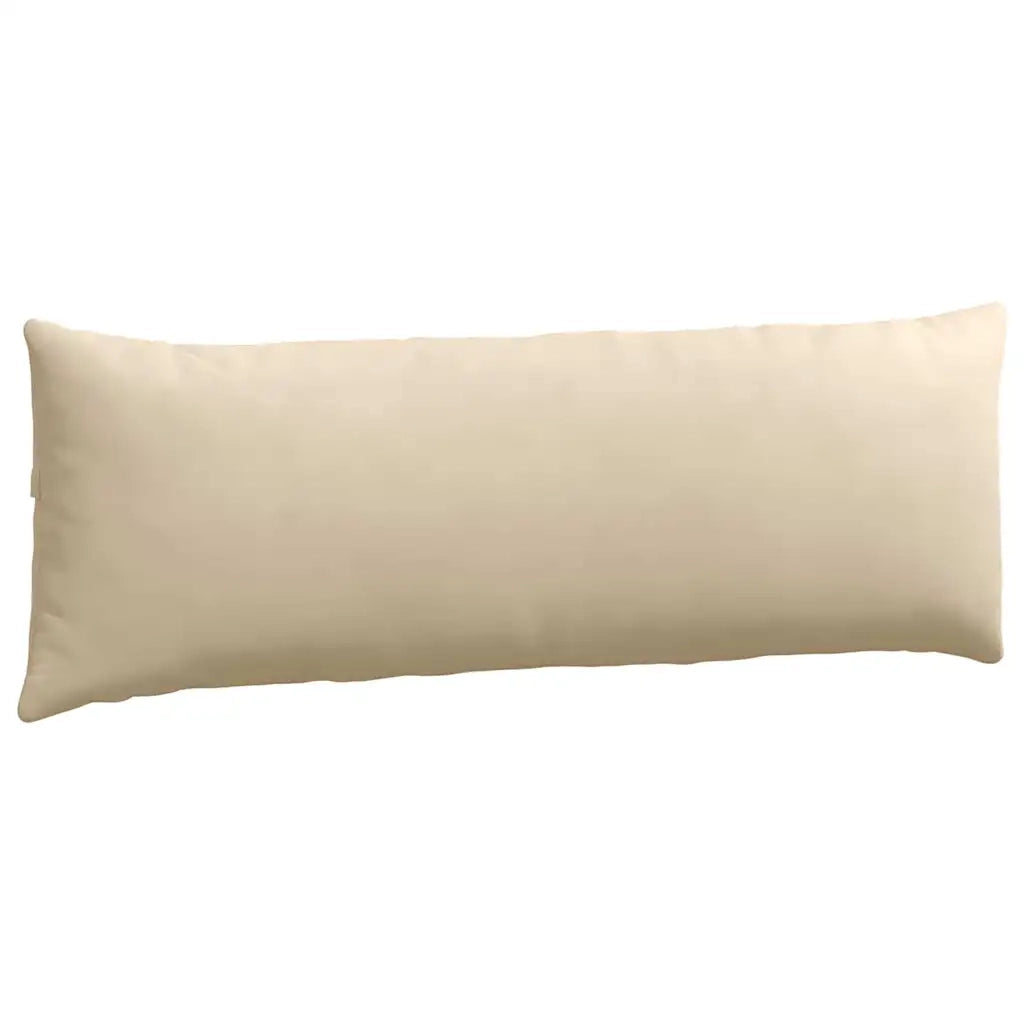 Cuscini da Divano 2 pcs Crema 120 x 40 cm Tessuto 42013815
