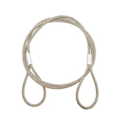 Cavo per verricello in acciaio 6x37 fi 14mm 6m con 2 occhielli