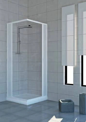 Box doccia Libert� 2 ante 80x80cm con apertura centrale