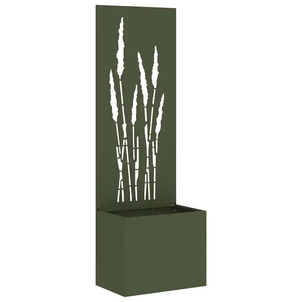 Schermo per privacy in giardino Oliver verde 50 x 150 cm 876465