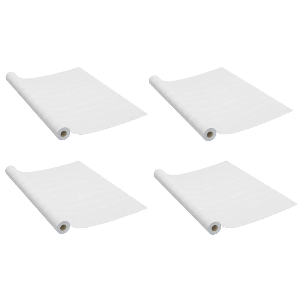 Pellicole Autoadesive per Porte 4 pz Legno Bianco 210x90 cm PVC cod mxl 49531