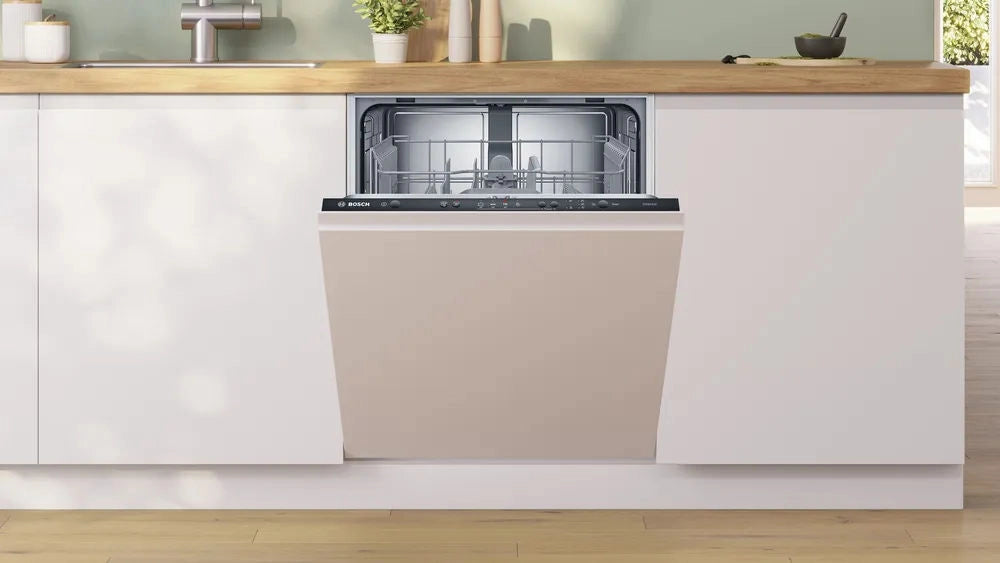 Bosch SMV24AX04E Serie 2 Lavastoviglie Incasso a Scomparsa Totale 12 coperti Classe E 48 dB 4 programmi (81,5x60x55 cm) colore Nero