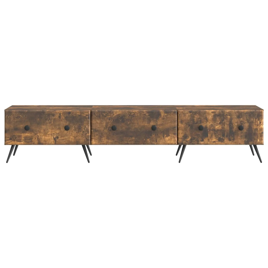 Mobile TV-Credenza per TV Rovere Fumo 147 x 34,5 x 30 cm Legno ingegnerizzato 792117