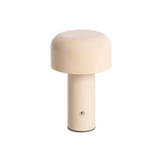 Lampada led in metallo, 13cm, beige