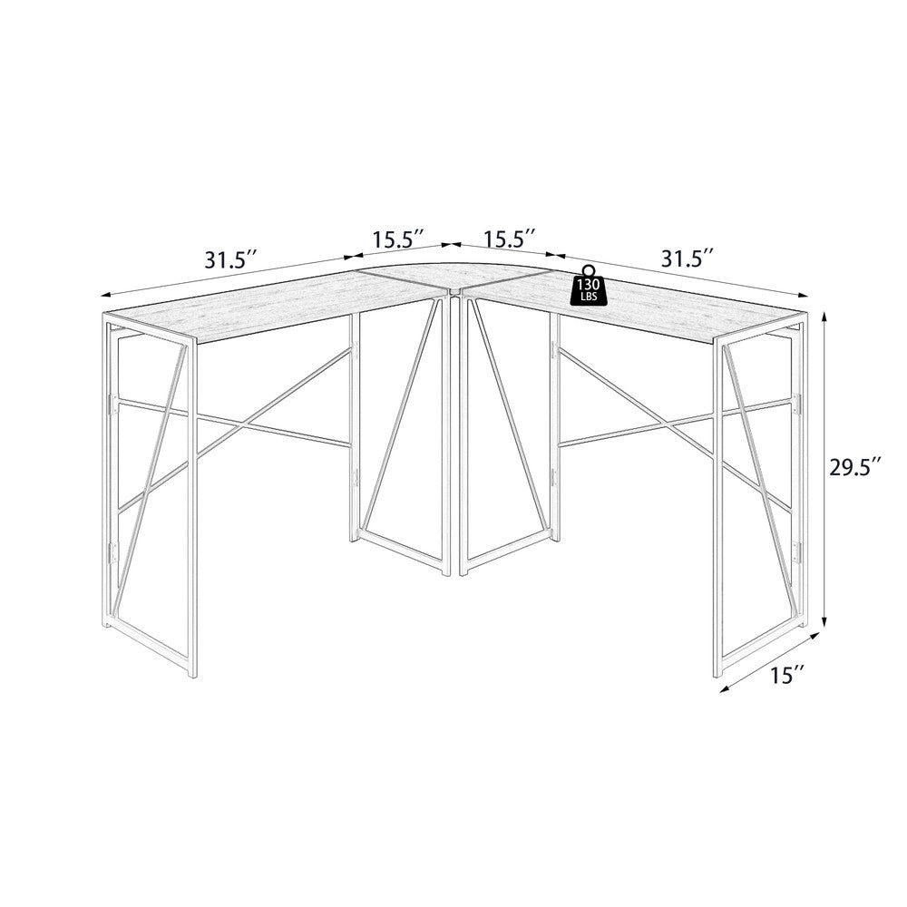 Scrivania Angolare per Computer ¨C Xylo ¨C Legno, Ufficio e Studio