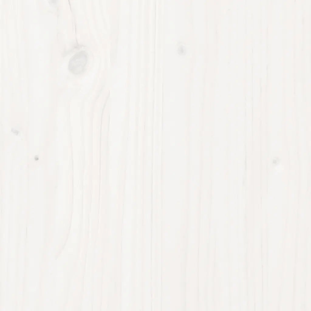 Giroletto-Struttura Letto Bianco in Legno Massello di Pino 120x200 cm 963834