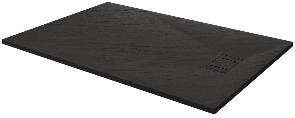 Piatto Doccia 80x180 cm in Acrilico Fosterberg Azalea Antracite