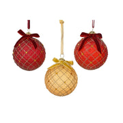 Pallina Vt trasparente c/glitter-gemme