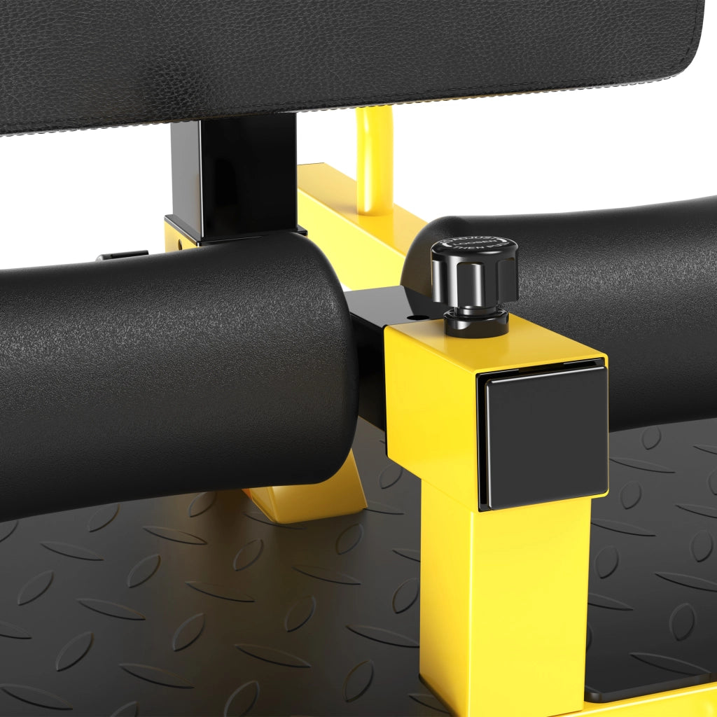 Trainer Sissy Squat ¨C Minimal ¨C Giallo e Nero 50x97x44,5-56,5 cm