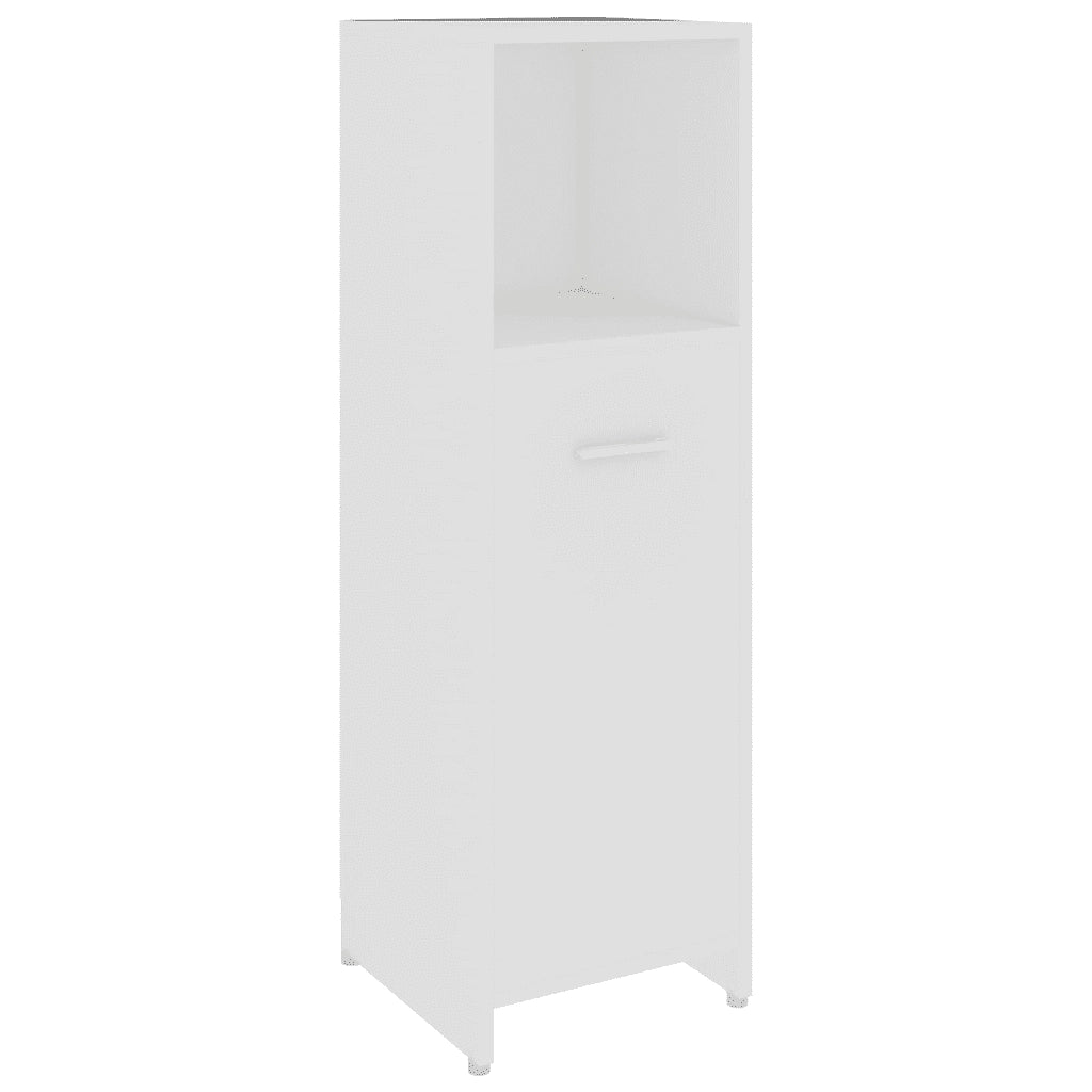 Set Mobili da Bagno | Armadio da bagno 4 pz Bianco