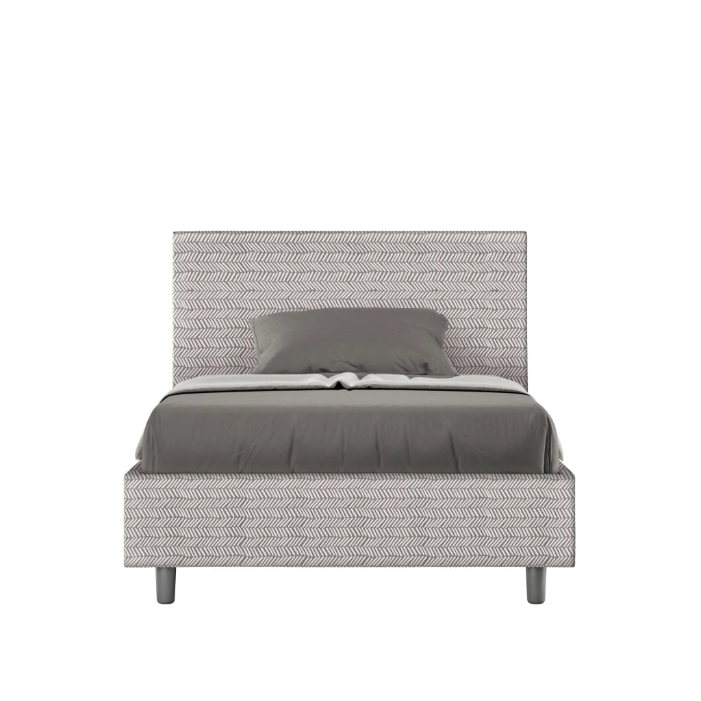 Letto 1 Piazza e Mezzo 120x200 cm Senza Rete Adele Aragona 1 Bianco