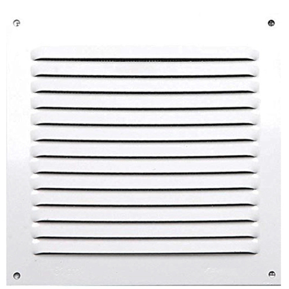Trade Shop - Griglia Aerazione Di Ventilazione Piatto 15x15cm In Metallo Per Aspirazione Aria -