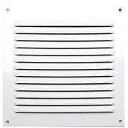 Trade Shop - Griglia Aerazione Di Ventilazione Piatto 15x15cm In Metallo Per Aspirazione Aria -