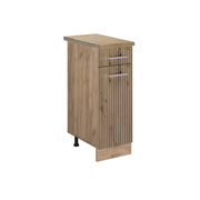 Vicco Mobiletto base per cucina Rovere artigianale 30 cm , PL Rovere
