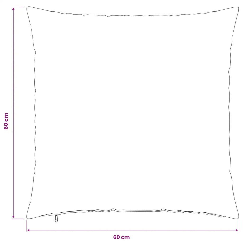 Federa 6 pz HEERLEN Grigio Scuro 60 x 60 cm 912820