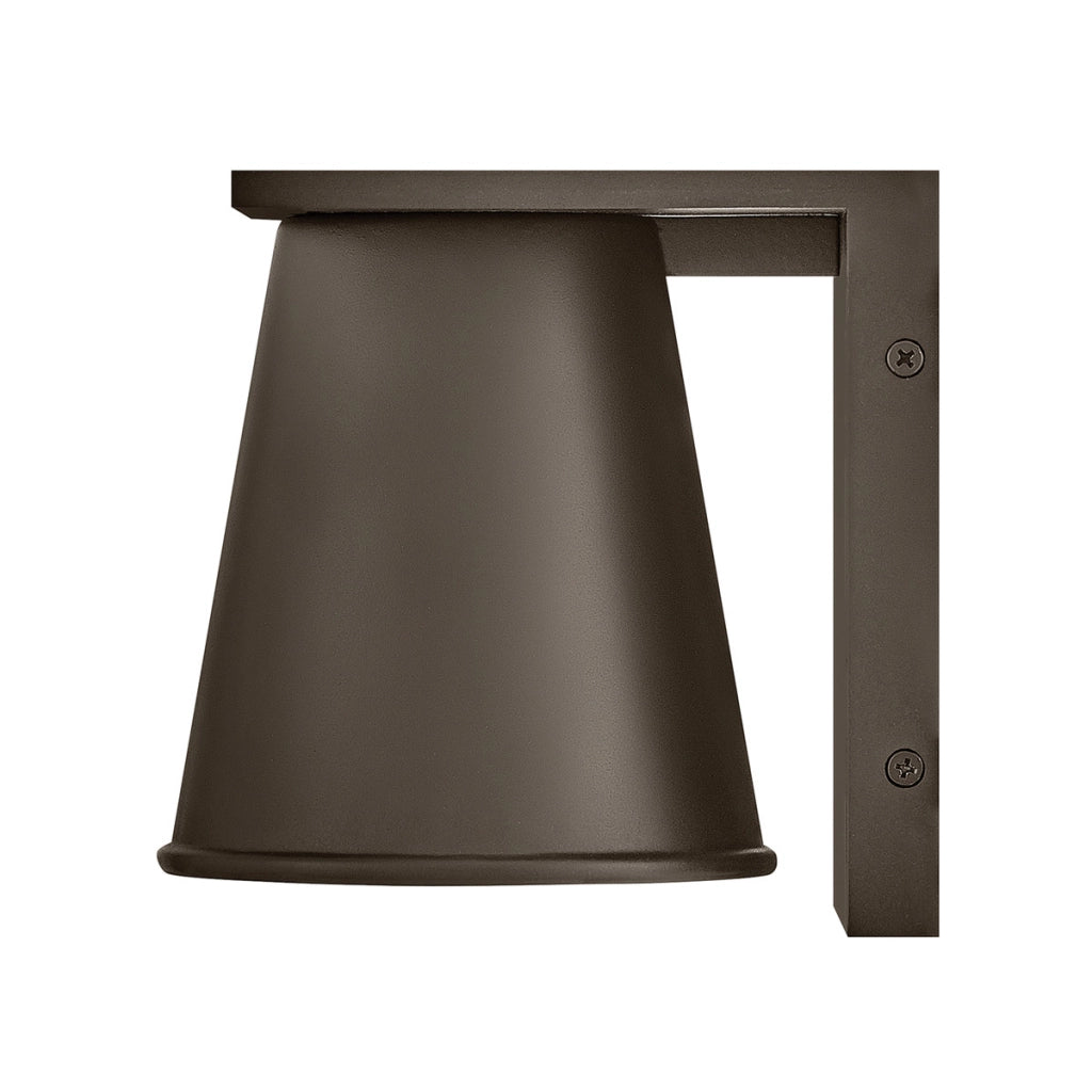 Applique esterna moderna bronzo conico GU10 8W IP44