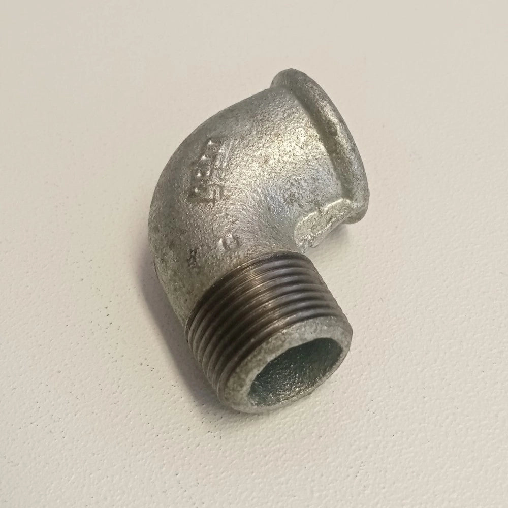 Raccordo mf 3/4'' gomito zincato curva di ghisa malleabile