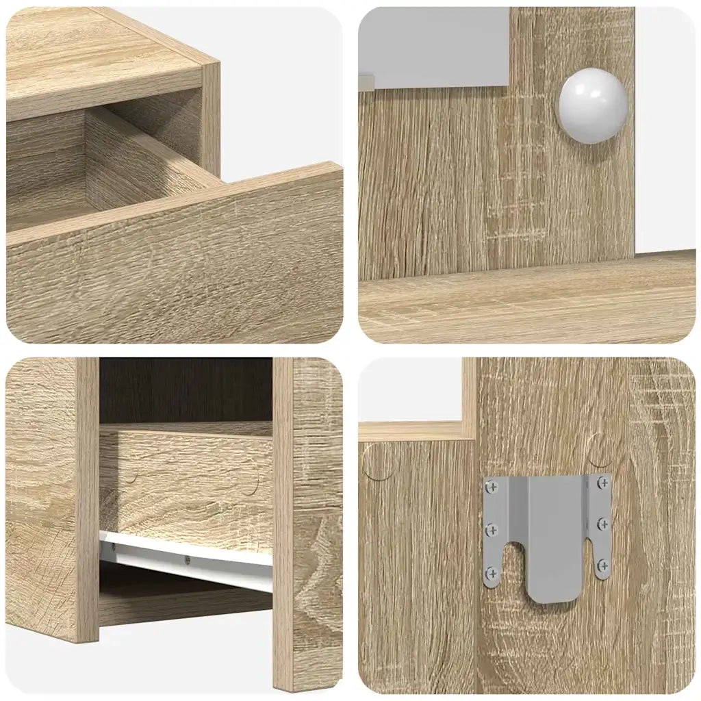 Tavolo da Trucco Marrone 83 x 40 x 70 cm Legno multistrato 865228