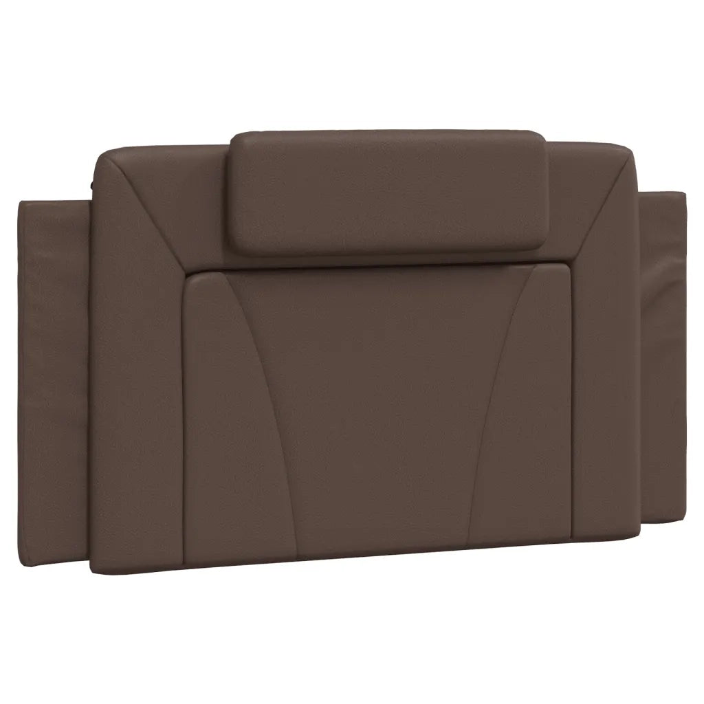 Cuscino Testiera Viana Marrone 100 cm in Similpelle 374776