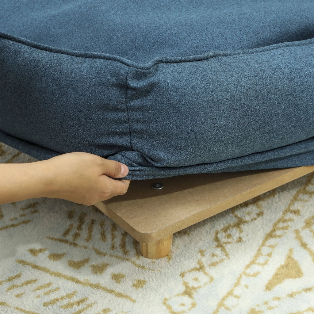 Letto per Cani ¨C Minimal ¨C Tessuto Blu Scuro
