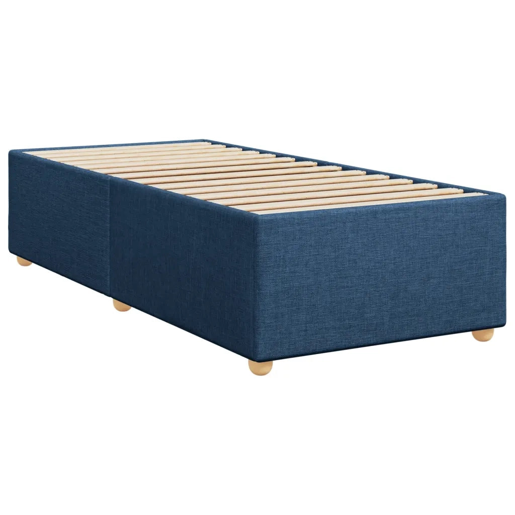 Giroletto senza Materasso Blu 80x200 cm in Tessuto