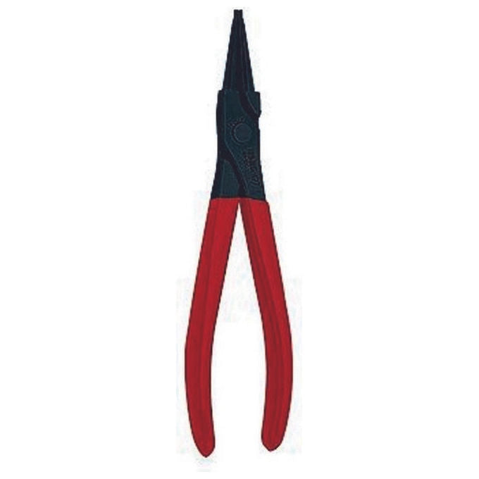 USAG 57712 127 N Pinza a becchi diritti per anelli elastici interni Capacita' 40-100 mm Lunghezza 220 mm colore Nero