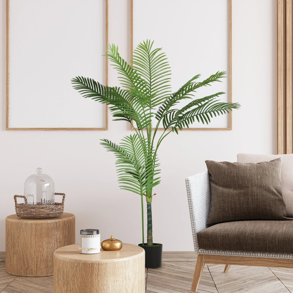 Palma Areca Artificiale ¨C Xylo ¨C 150 cm con Vaso Verde