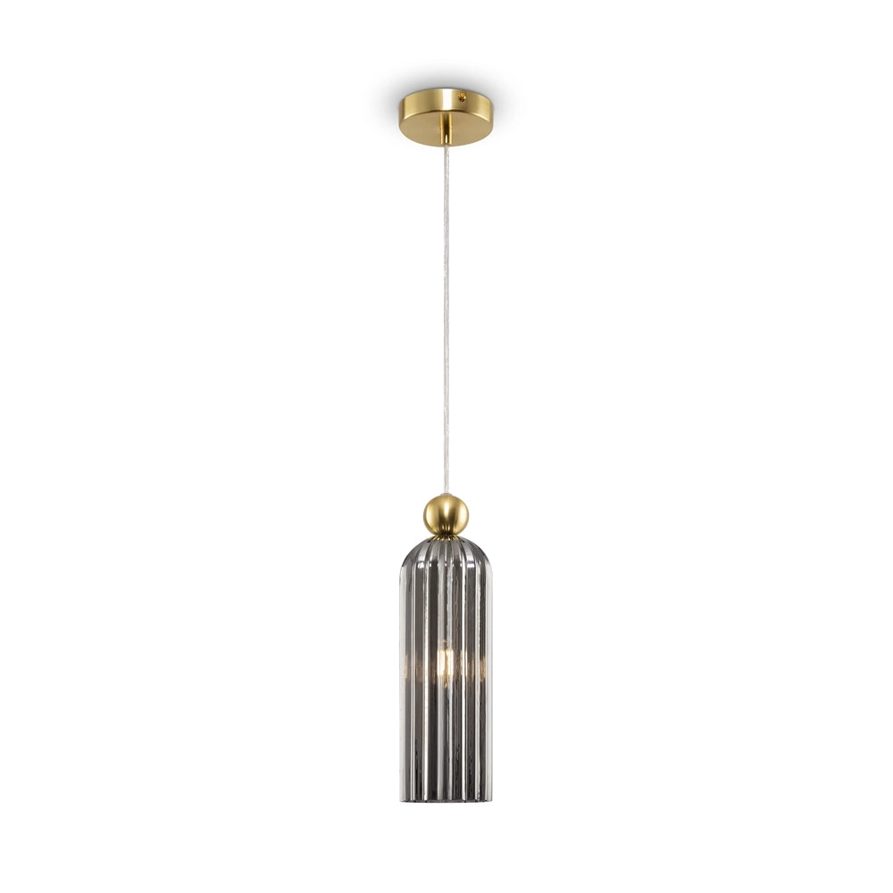 Lampada a sospensione Maytoni Antic ottone vetro E14
