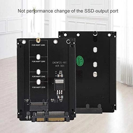 Adattatore NGFF PCIE a SATA 22Penna B per Case SATA - Plug e Gioca - Prestazioni Elevate
