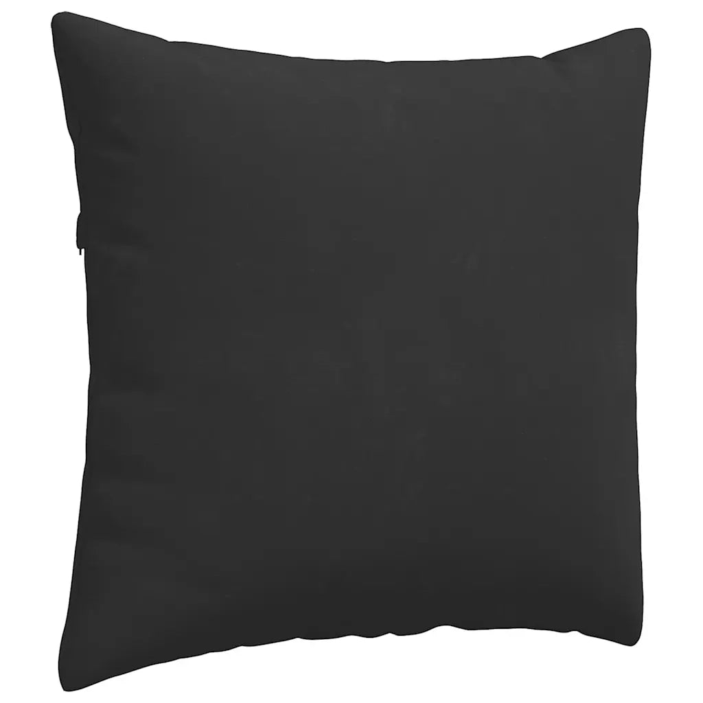 Cuscini da Divano 2 pcs Nero 45 x 45 cm Tessuto 42013943