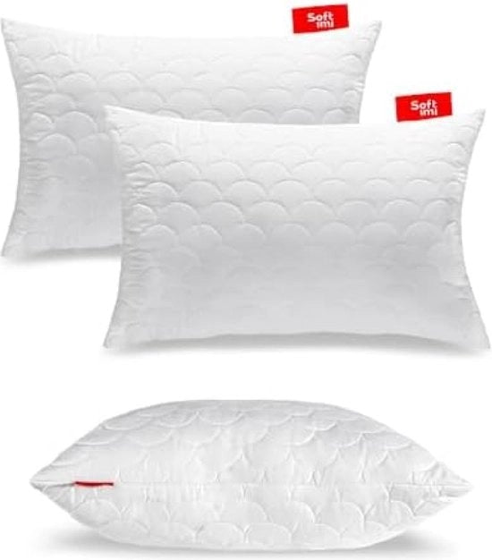 Cuscini per testa - 2 pezzi cuscini premium - 50x75cm anti zanzare - Cuscini ipoallergenici per testa