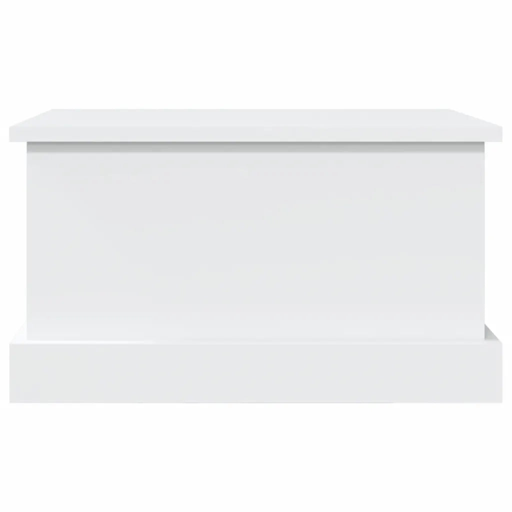 Contenitore Portaoggetti Bianco 50x30x28 cm Legno Multistrato