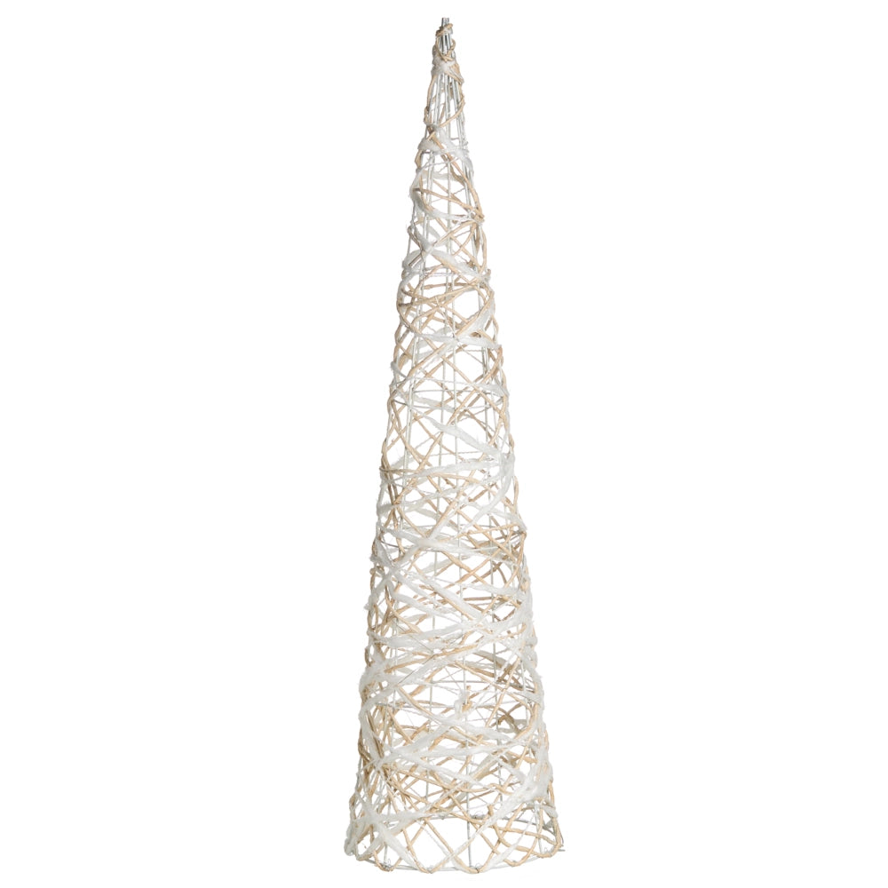 Set di 3 decorazioni natalizie LED bianche per interni con luci
