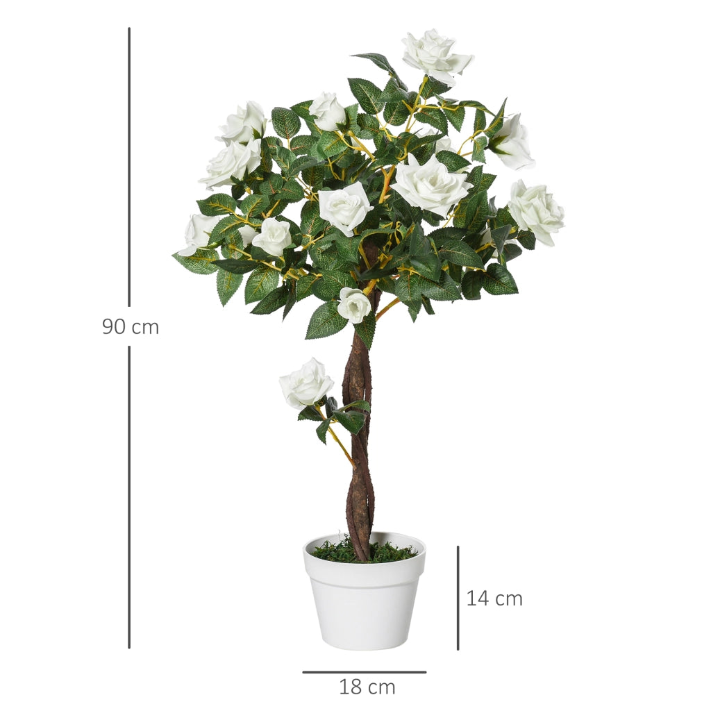Pianta artificiale ¨C zephmum ¨C in vaso di cemento