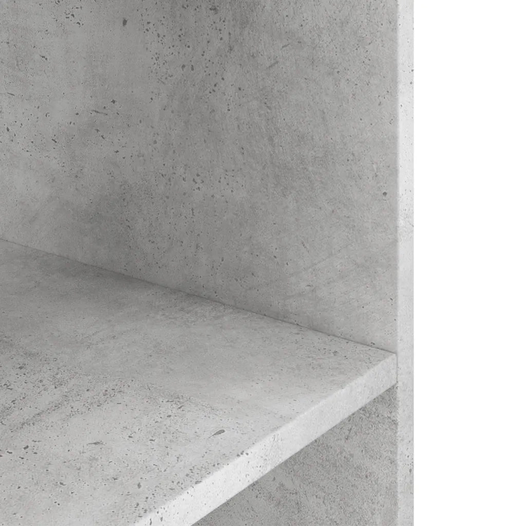 Supporto per acquario in cemento grigio 60,5x36x72,5 cm in legno ingegnerizzato 833643