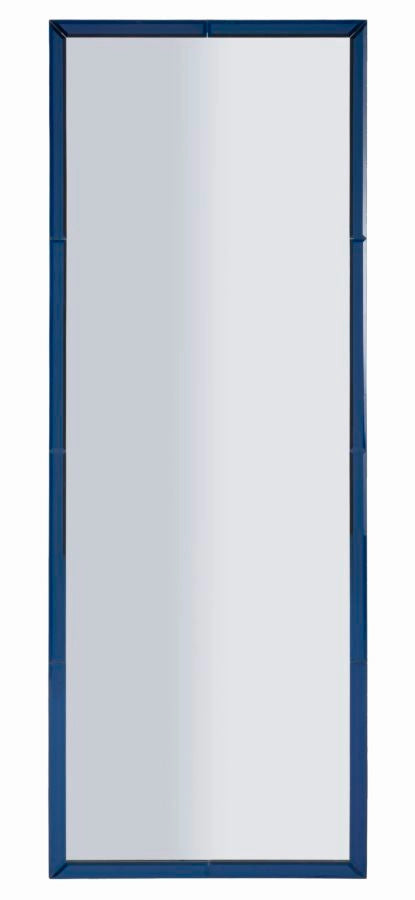 Specchio Da Muro Berlino Blu Cm 55X2X150 Elegante e Moderno