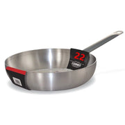 Trade Shop - Padella Alta Saltapasta Professionale In Alluminio Per Mantecare Spadellare ø22-26cm -    -diametro 22cm   -
