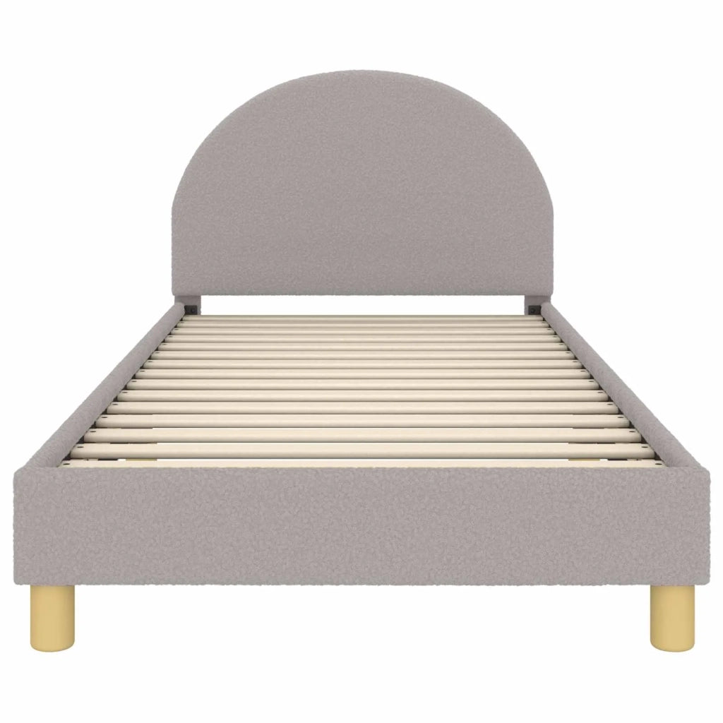 Struttura letto bambini con testata-Giroletto per bambini Grigio Chiaro 80 x 200 cm 801914