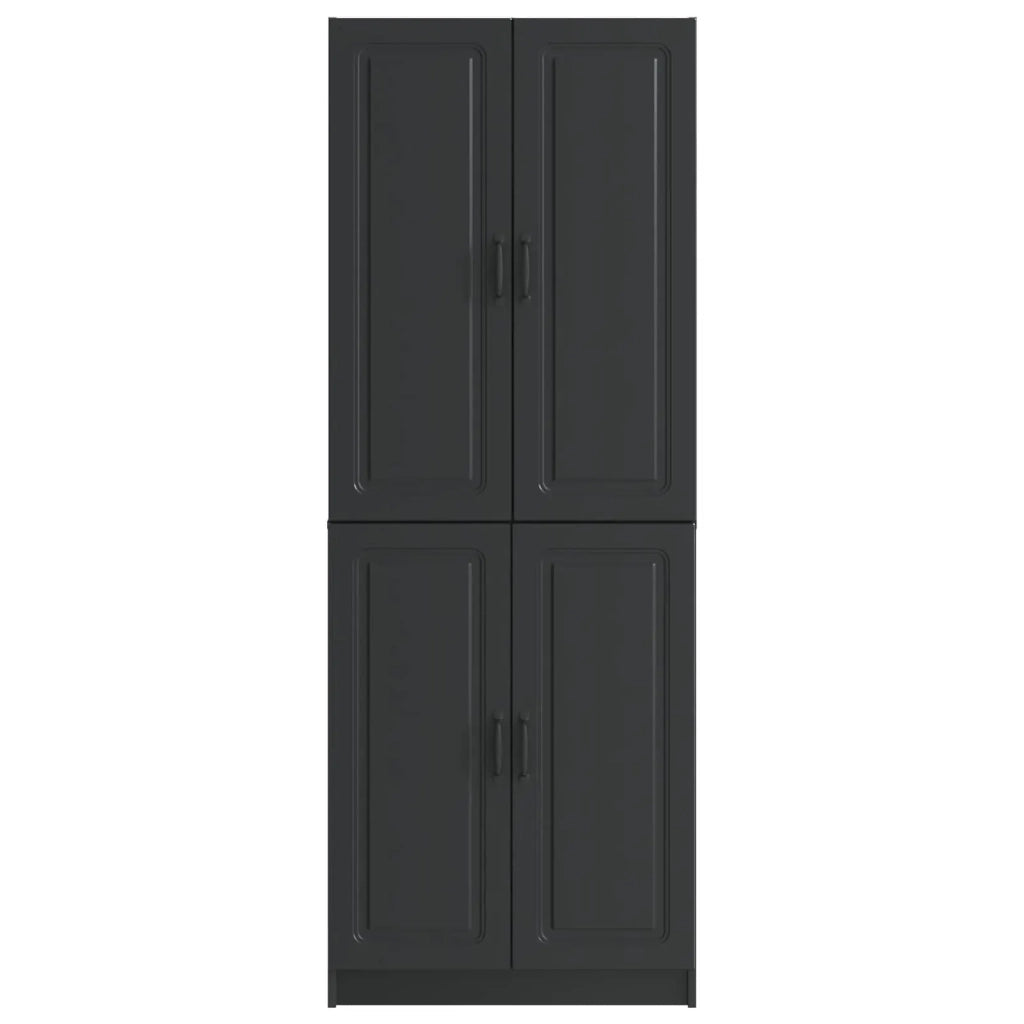 Set di armadi 2 pcs Nero Legno ingegnerizzato 3416944