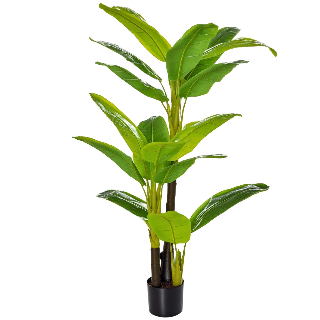 Pianta Artificiale Platanera con Vaso ¨C Minimal ¨C Verde 150 cm